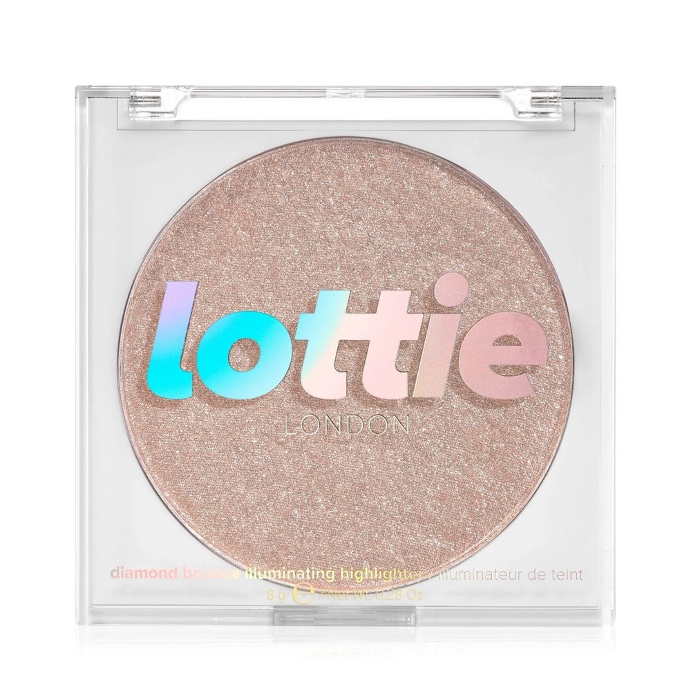 Lottie London Diamond Bounce Ultra-Fine Gel-Powder Highlighter -‎ Rose Champagne